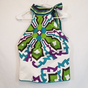 Silk halter top per se, size 8